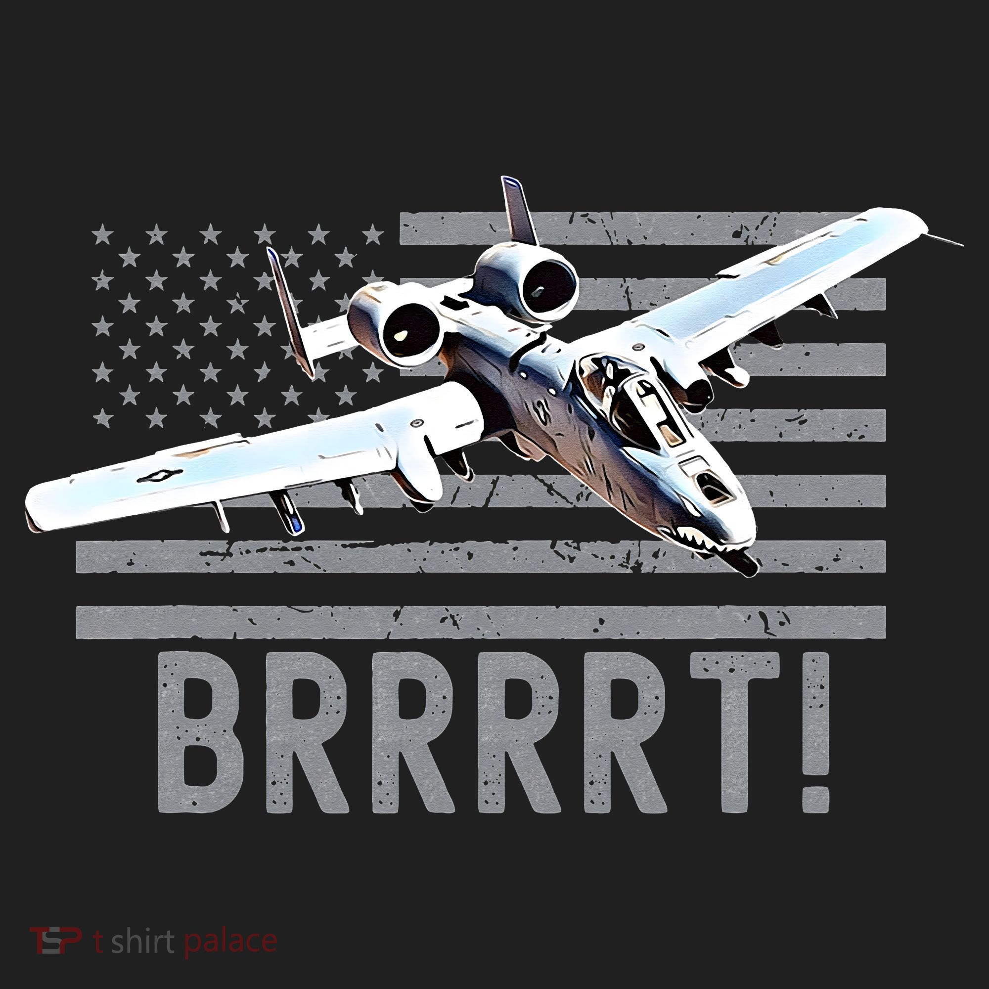 Funny A10 Thunderbolt Warthog BRRRRRT Women's Sweatshirt