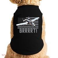 Funny A10 Thunderbolt Warthog BRRRRRT Doggie Tank thumb 0