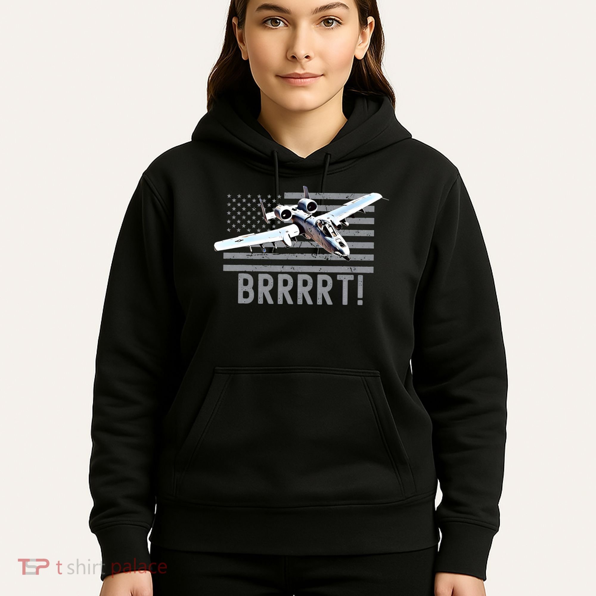 Funny A10 Thunderbolt Warthog BRRRRRT Hoodie