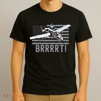 Funny A10 Thunderbolt Warthog BRRRRRT T-Shirt thumb 3