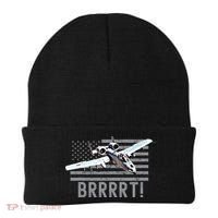 Funny A10 Thunderbolt Warthog BRRRRRT Beanie thumb 0