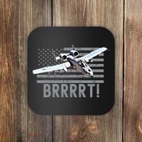 Funny A10 Thunderbolt Warthog BRRRRRT Coaster thumb 0