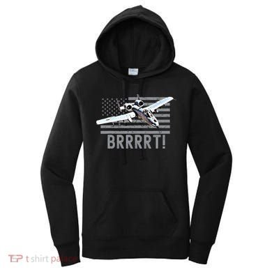 Funny A10 Thunderbolt Warthog BRRRRRT Women's Hoodie