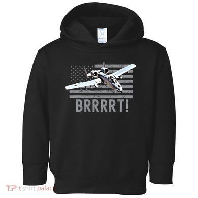 Funny A10 Thunderbolt Warthog BRRRRRT Toddler Hoodie