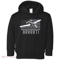 Funny A10 Thunderbolt Warthog BRRRRRT Toddler Hoodie thumb 0