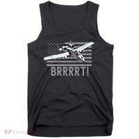 Funny A10 Thunderbolt Warthog BRRRRRT Tank Top thumb 0