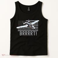 Funny A10 Thunderbolt Warthog BRRRRRT Tank Top thumb 2