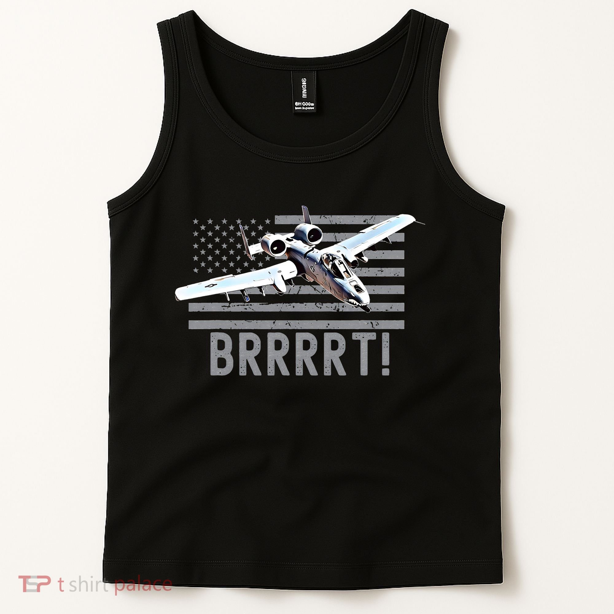 Funny A10 Thunderbolt Warthog BRRRRRT Tank Top