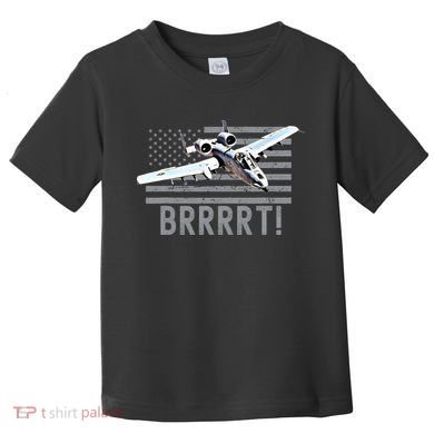 Funny A10 Thunderbolt Warthog BRRRRRT Toddler T-Shirt