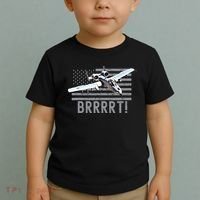 Funny A10 Thunderbolt Warthog BRRRRRT Toddler T-Shirt thumb 2