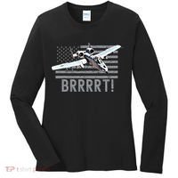 Funny A10 Thunderbolt Warthog BRRRRRT Women's Long Sleeve Shirt thumb 0
