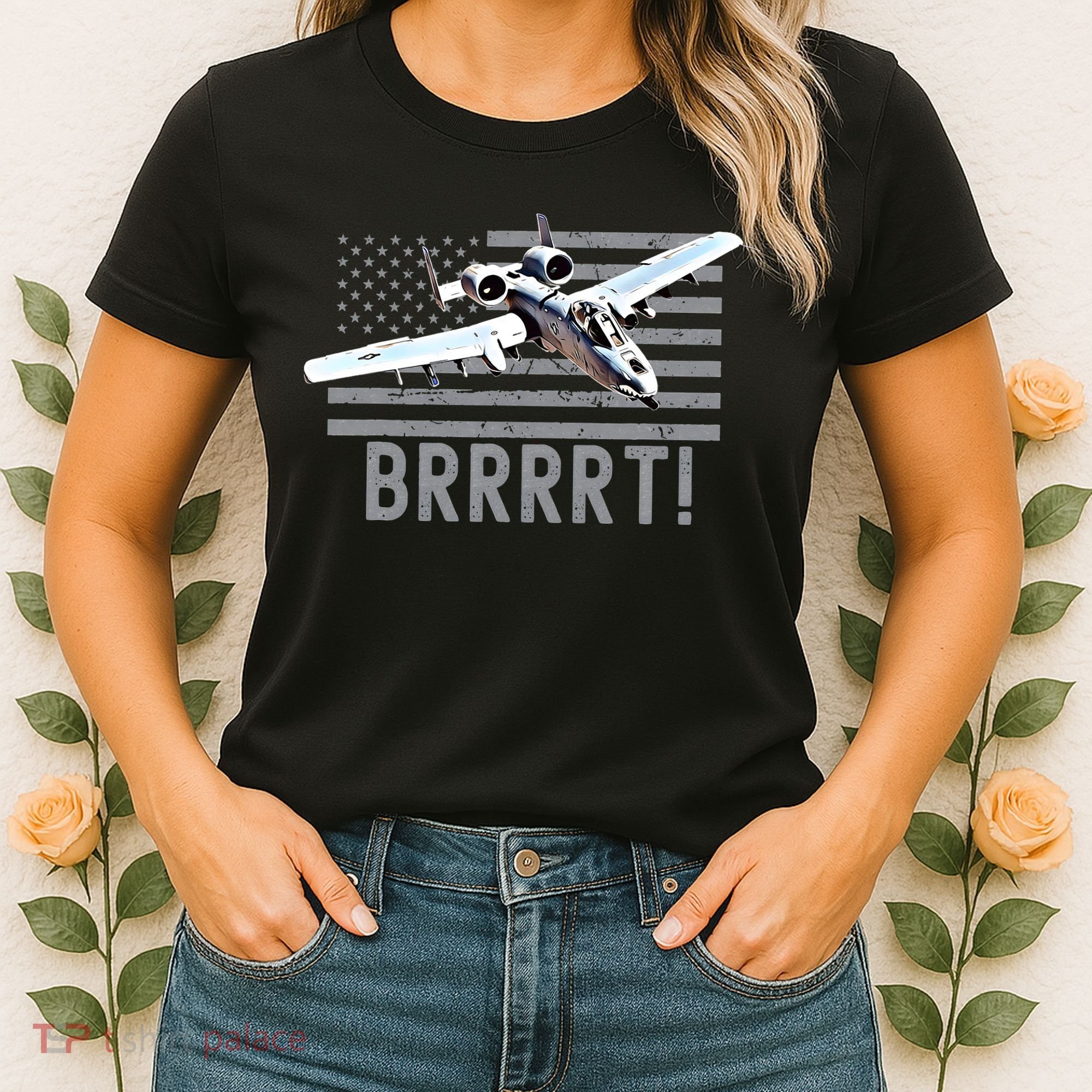 Funny A10 Thunderbolt Warthog BRRRRRT Women's T-Shirt