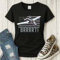 Funny A10 Thunderbolt Warthog BRRRRRT Women's T-Shirt thumb 3