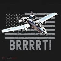 Funny A10 Thunderbolt Warthog BRRRRRT Women's T-Shirt thumb 6
