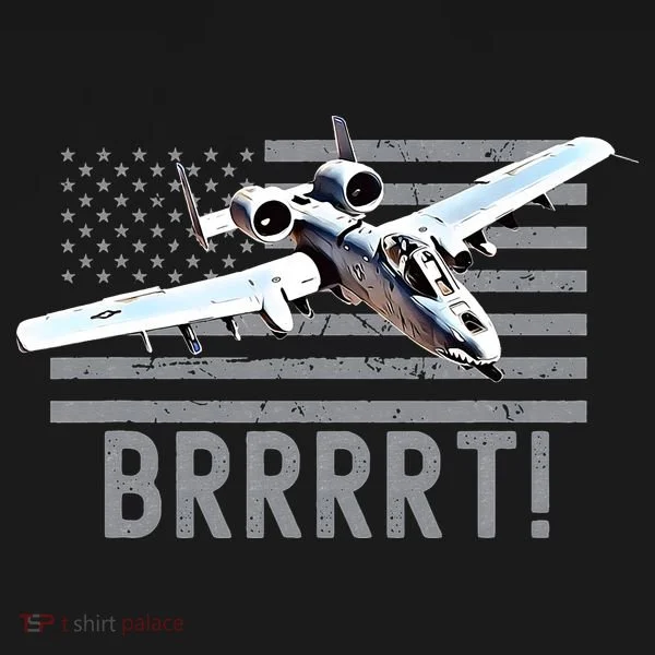 Funny A10 Thunderbolt Warthog BRRRRRT Women's T-Shirt