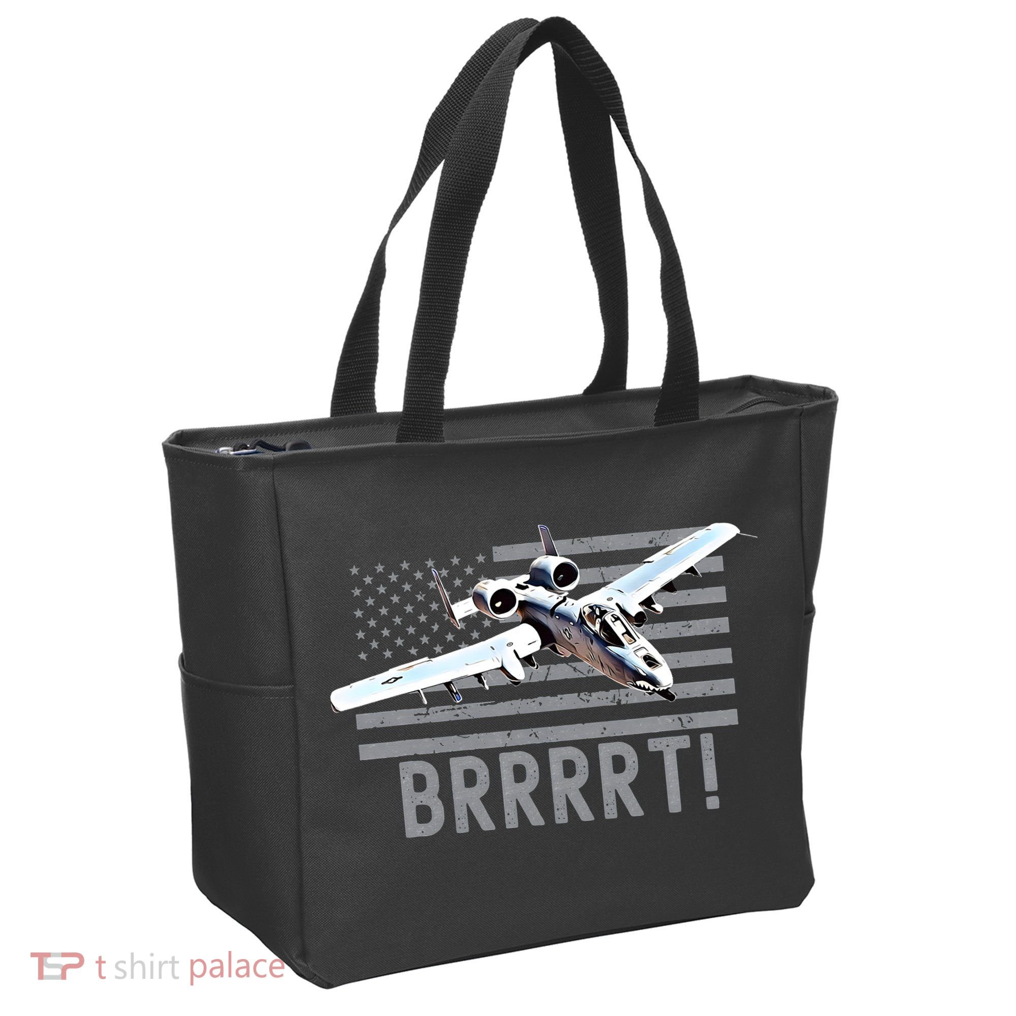 Funny A10 Thunderbolt Warthog BRRRRRT Tote Bag