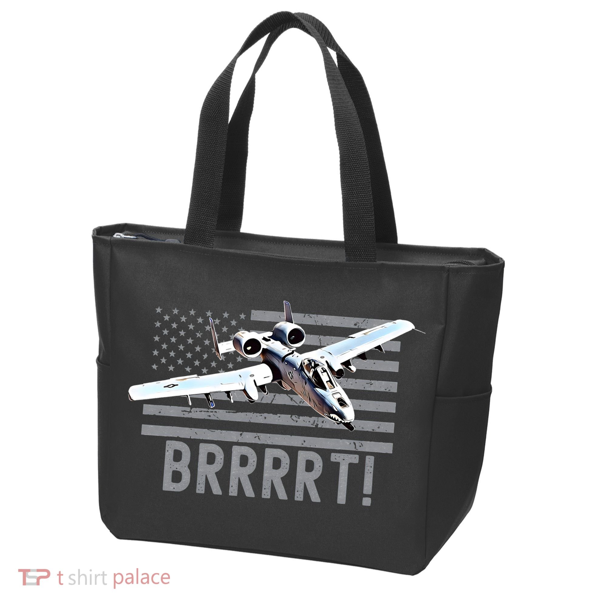 Funny A10 Thunderbolt Warthog BRRRRRT Tote Bag