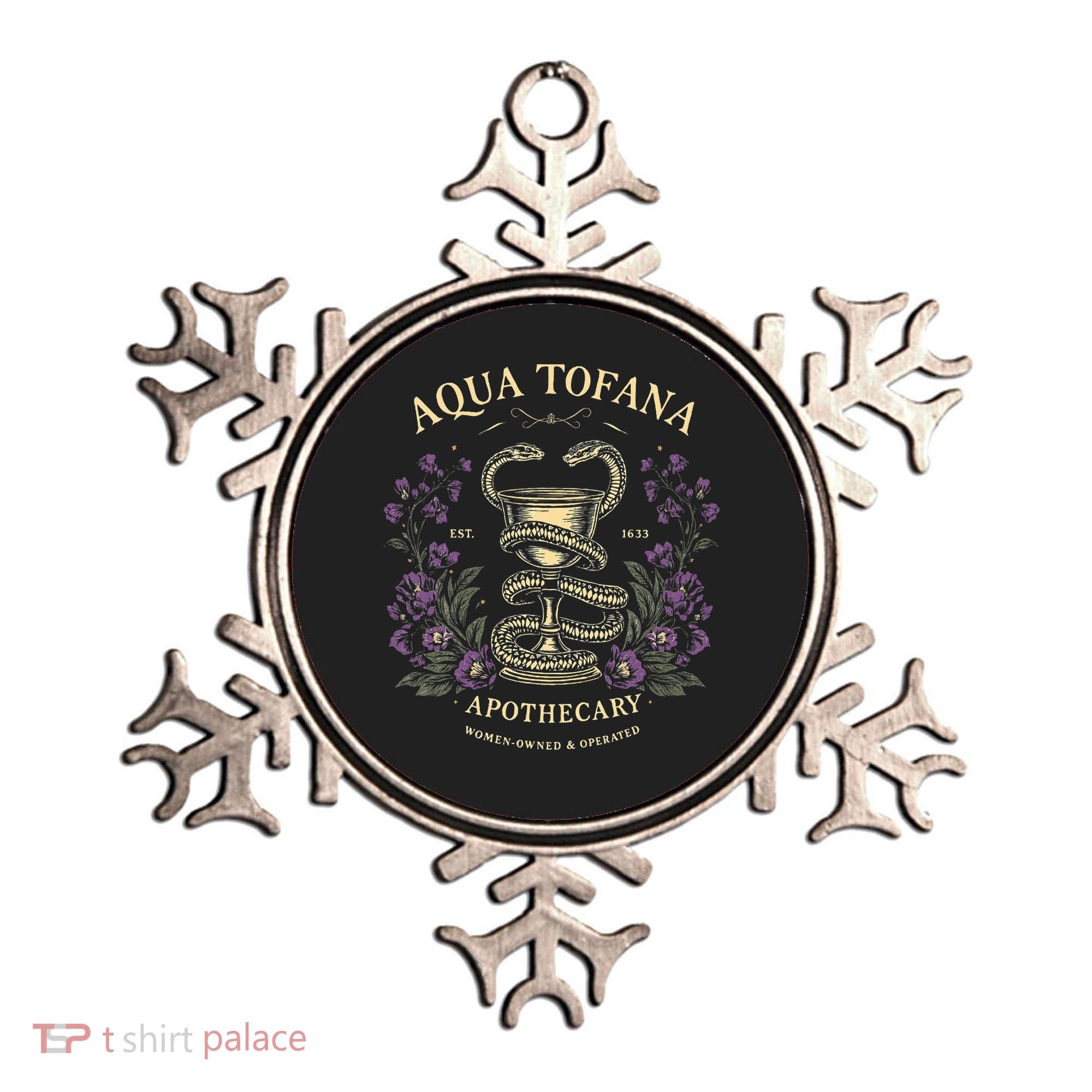 Feminist Aqua Tofana Apothecary Ornament
