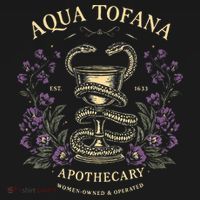 Feminist Aqua Tofana Apothecary Ornament thumb 1