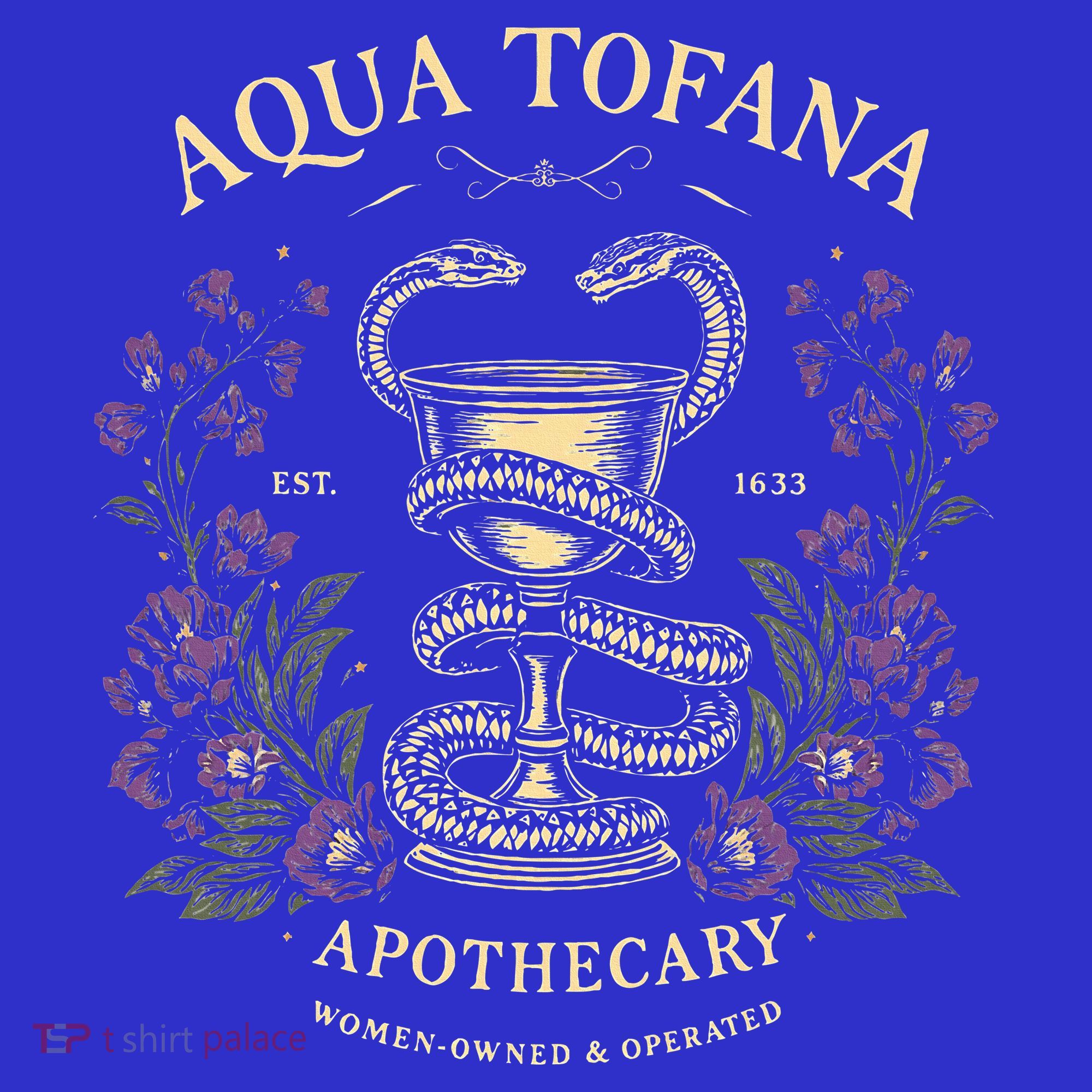 Feminist Aqua Tofana Apothecary Coaster