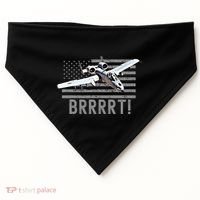 Funny A10 Thunderbolt Warthog Brrrrrt USA-Made Doggie Bandana thumb 0