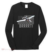 Funny A10 Thunderbolt Warthog Brrrrrt Long Sleeve Shirt thumb 0