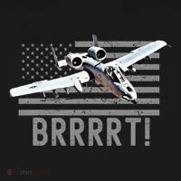 Funny A10 Thunderbolt Warthog Brrrrrt Bucket Hat thumb 4