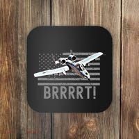 Funny A10 Thunderbolt Warthog Brrrrrt Coaster thumb 0