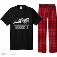 Funny A10 Thunderbolt Warthog Brrrrrt Pajama Set thumb 0