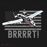 Funny A10 Thunderbolt Warthog Brrrrrt Pajama Set thumb 2