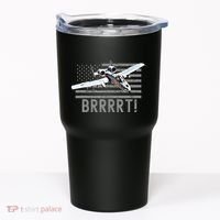 Funny A10 Thunderbolt Warthog Brrrrrt Tumbler thumb 0