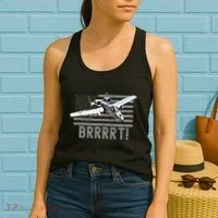 Funny A10 Thunderbolt Warthog Brrrrrt Women's Tank Top thumb 2