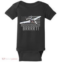 Funny A10 Thunderbolt Warthog Brrrrrt Baby Bodysuit thumb 0