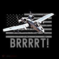 Funny A10 Thunderbolt Warthog Brrrrrt Toddler Hoodie thumb 2