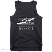 Funny A10 Thunderbolt Warthog Brrrrrt Tank Top thumb 0
