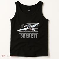 Funny A10 Thunderbolt Warthog Brrrrrt Tank Top thumb 2