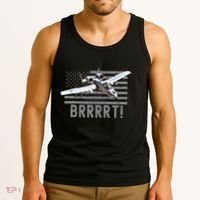 Funny A10 Thunderbolt Warthog Brrrrrt Tank Top thumb 3