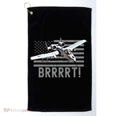 Funny A10 Thunderbolt Warthog Brrrrrt Golf Towel