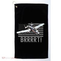 Funny A10 Thunderbolt Warthog Brrrrrt Golf Towel thumb 0