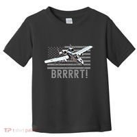 Funny A10 Thunderbolt Warthog Brrrrrt Toddler T-Shirt thumb 0