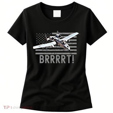 Funny A10 Thunderbolt Warthog Brrrrrt Women's T-Shirt