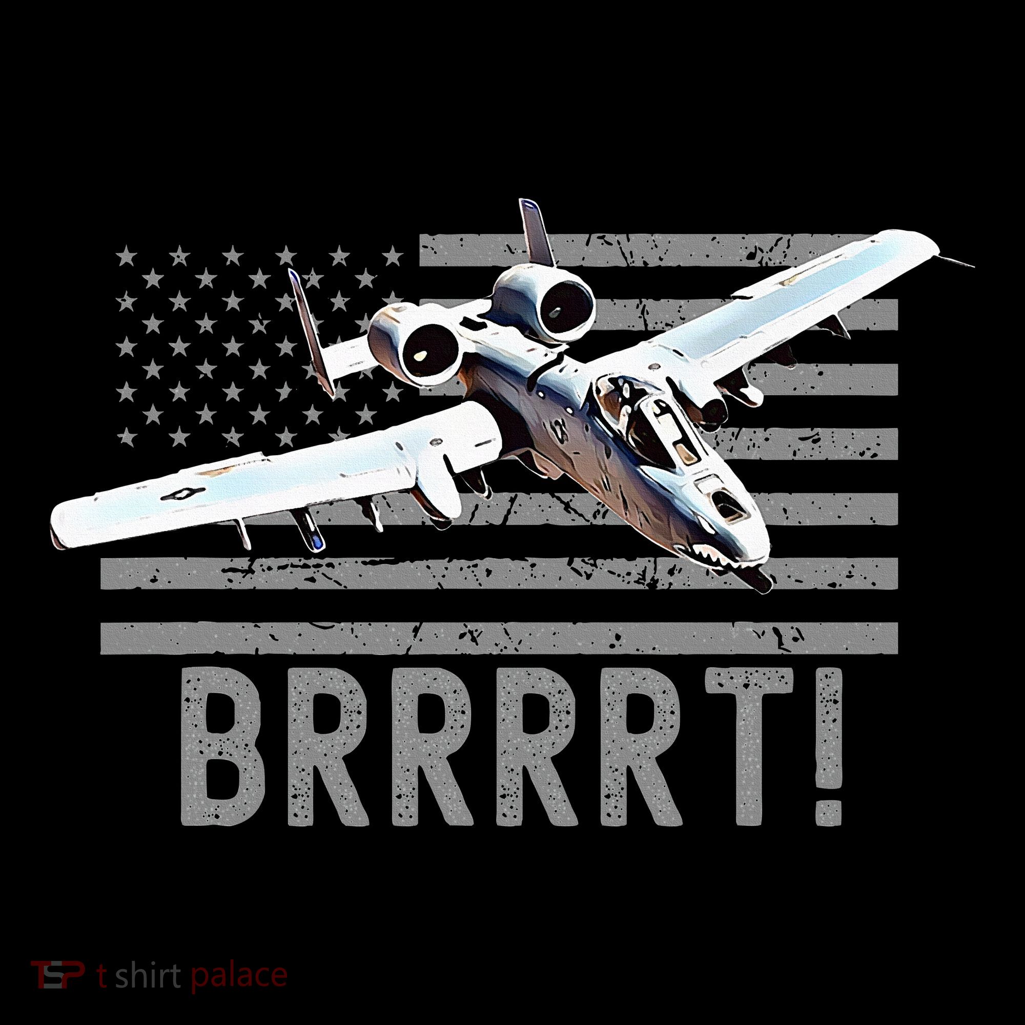 Funny A10 Thunderbolt Warthog Brrrrrt Kids Sweatshirt