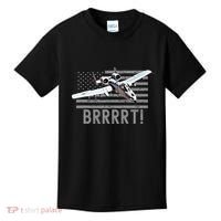 Funny A10 Thunderbolt Warthog Brrrrrt Kids T-Shirt thumb 0
