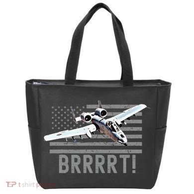 Funny A10 Thunderbolt Warthog Brrrrrt Tote Bag