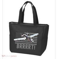 Funny A10 Thunderbolt Warthog Brrrrrt Tote Bag thumb 3