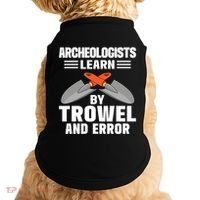 Funny Archeology Trowel And Error Antique Archeology Gift Doggie Tank thumb 0