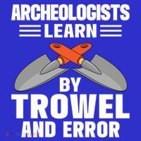 Funny Archeology Trowel And Error Antique Archeology Gift Mousepad thumb 1