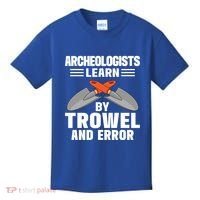 Funny Archeology Trowel And Error Antique Archeology Gift Kids T-Shirt thumb 0