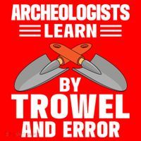 Funny Archeology Trowel And Error Antique Archeology Gift Santa Hat thumb 1