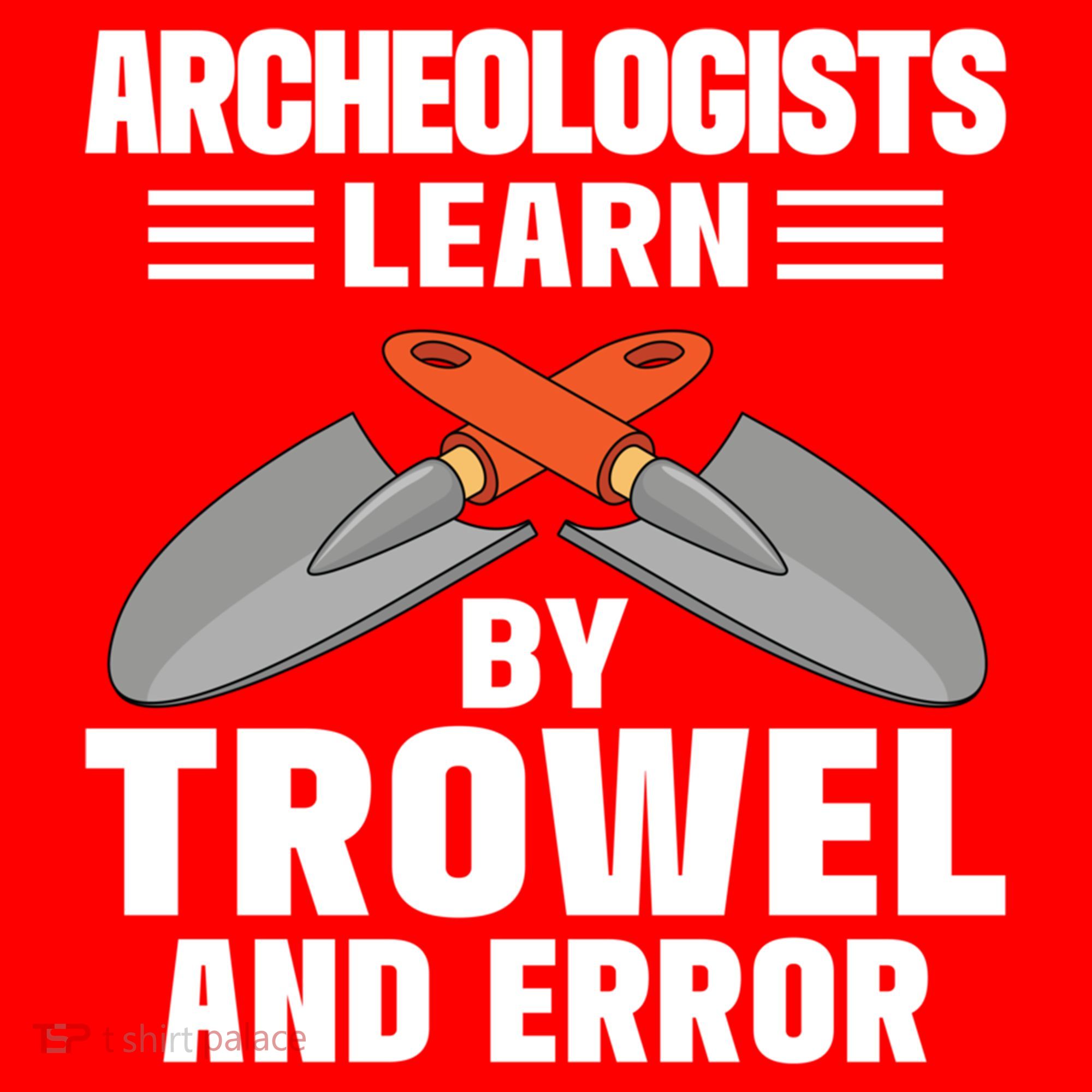 Funny Archeology Trowel And Error Antique Archeology Gift Santa Hat